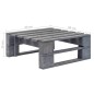 vidaXL Set Divani in Pallet con Cuscini 4 pz in Pino Impregnato Grigio