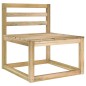 vidaXL Set Salotto da Giardino 8 pz in Legno di Pino Impregnato Verde