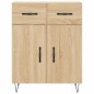vidaXL Credenza Rovere Sonoma 69,5x34x180 cm in Legno Multistrato vidaXL Credenza Rovere Sonoma 69,5x34x180 cm in Legno Multistrato