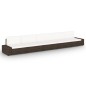 vidaXL Set Divani da Giardino 5 pz con Cuscini in Polyrattan Marrone vidaXL Set Divani da Giardino 5 pz con Cuscini in Polyrattan Marrone