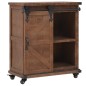 Cassettiera in Legno Massello di Abete 64x33,5x75cm Marrone Cassettiera in Legno Massello di Abete 64x33,5x75cm Marrone