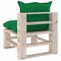 vidaXL Set Salotto Giardino su Pallet Cuscini 6 pz in Legno di Pino vidaXL Set Salotto Giardino su Pallet Cuscini 6 pz in Legno di Pino