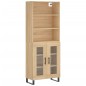vidaXL Credenza Rovere Sonoma 69,5x34x180 cm in Legno Multistrato vidaXL Credenza Rovere Sonoma 69,5x34x180 cm in Legno Multistrato