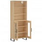 vidaXL Credenza Rovere Sonoma 69,5x34x180 cm in Legno Multistrato vidaXL Credenza Rovere Sonoma 69,5x34x180 cm in Legno Multistrato