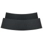 vidaXL Set Bar da Giardino 3 pz con Cuscini Nero vidaXL Set Bar da Giardino 3 pz con Cuscini Nero