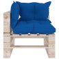 vidaXL Set Salotto Giardino su Pallet Cuscini 6 pz in Legno di Pino vidaXL Set Salotto Giardino su Pallet Cuscini 6 pz in Legno di Pino