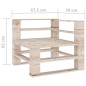 vidaXL Set Salotto Giardino in Pallet 5 pz in Legno di Pino vidaXL Set Salotto Giardino in Pallet 5 pz in Legno di Pino