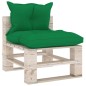 vidaXL Salotto da Giardino su Pallet 8 pz con Cuscini in Legno di Pino vidaXL Salotto da Giardino su Pallet 8 pz con Cuscini in Legno di Pino