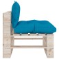 vidaXL Set Salotto Giardino su Pallet Cuscini 6 pz in Legno di Pino vidaXL Set Salotto Giardino su Pallet Cuscini 6 pz in Legno di Pino