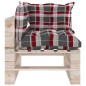 vidaXL Salotto da Giardino su Pallet 8 pz con Cuscini in Legno di Pino vidaXL Salotto da Giardino su Pallet 8 pz con Cuscini in Legno di Pino