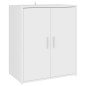 vidaXL Scarpiera Bianca 60x35x70 cm in Truciolato vidaXL Scarpiera Bianca 60x35x70 cm in Truciolato