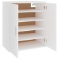 vidaXL Scarpiera Bianca 60x35x70 cm in Truciolato vidaXL Scarpiera Bianca 60x35x70 cm in Truciolato
