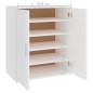 vidaXL Scarpiera Bianca 60x35x70 cm in Truciolato vidaXL Scarpiera Bianca 60x35x70 cm in Truciolato