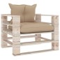 vidaXL Set Salotto Giardino su Pallet Cuscini 6 pz in Legno di Pino vidaXL Set Salotto Giardino su Pallet Cuscini 6 pz in Legno di Pino