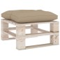 vidaXL Set Salotto Giardino su Pallet Cuscini 6 pz in Legno di Pino vidaXL Set Salotto Giardino su Pallet Cuscini 6 pz in Legno di Pino