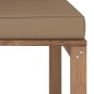 vidaXL Divano Angolare da Giardino su Pallet con Cuscini Tortora vidaXL Divano Angolare da Giardino su Pallet con Cuscini Tortora