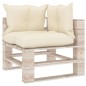 vidaXL Salotto da Giardino su Pallet 8 pz con Cuscini in Legno di Pino vidaXL Salotto da Giardino su Pallet 8 pz con Cuscini in Legno di Pino
