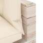 vidaXL Salotto da Giardino su Pallet 8 pz con Cuscini in Legno di Pino vidaXL Salotto da Giardino su Pallet 8 pz con Cuscini in Legno di Pino
