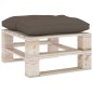 vidaXL Salotto da Giardino in Pallet 9 pz e Cuscini in Legno di Pino