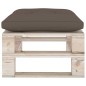 vidaXL Salotto da Giardino in Pallet 9 pz e Cuscini in Legno di Pino