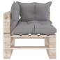 vidaXL Set Salotto Giardino su Pallet Cuscini 6 pz in Legno di Pino vidaXL Set Salotto Giardino su Pallet Cuscini 6 pz in Legno di Pino