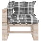 vidaXL Salotto da Giardino in Pallet 9 pz e Cuscini in Legno di Pino vidaXL Salotto da Giardino in Pallet 9 pz e Cuscini in Legno di Pino