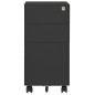 vidaXL Schedario Mobile Antracite 30x45x59 cm in Acciaio