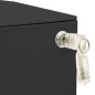 vidaXL Schedario Mobile Antracite 30x45x59 cm in Acciaio