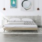 Testiera Letto con Armadietti Legno Multistrato Grigio Cemento Testiera Letto con Armadietti Legno Multistrato Grigio Cemento