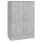 vidaXL Scarpiera Grigio Cemento 60x35x92 cm in Truciolato vidaXL Scarpiera Grigio Cemento 60x35x92 cm in Truciolato
