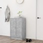 vidaXL Scarpiera Grigio Cemento 60x35x92 cm in Truciolato vidaXL Scarpiera Grigio Cemento 60x35x92 cm in Truciolato