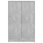 vidaXL Scarpiera Grigio Cemento 60x35x92 cm in Truciolato vidaXL Scarpiera Grigio Cemento 60x35x92 cm in Truciolato