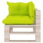 vidaXL Set Salotto Giardino su Pallet Cuscini 6 pz in Legno di Pino