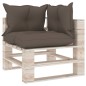 vidaXL Set Salotto Giardino su Pallet Cuscini 6 pz in Legno di Pino vidaXL Set Salotto Giardino su Pallet Cuscini 6 pz in Legno di Pino