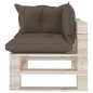 vidaXL Set Salotto Giardino su Pallet Cuscini 6 pz in Legno di Pino vidaXL Set Salotto Giardino su Pallet Cuscini 6 pz in Legno di Pino