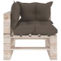 vidaXL Set Salotto Giardino su Pallet Cuscini 6 pz in Legno di Pino vidaXL Set Salotto Giardino su Pallet Cuscini 6 pz in Legno di Pino
