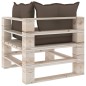 vidaXL Set Salotto Giardino su Pallet Cuscini 6 pz in Legno di Pino vidaXL Set Salotto Giardino su Pallet Cuscini 6 pz in Legno di Pino