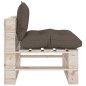 vidaXL Set Salotto Giardino su Pallet Cuscini 6 pz in Legno di Pino vidaXL Set Salotto Giardino su Pallet Cuscini 6 pz in Legno di Pino