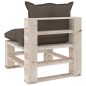 vidaXL Set Salotto Giardino su Pallet Cuscini 6 pz in Legno di Pino vidaXL Set Salotto Giardino su Pallet Cuscini 6 pz in Legno di Pino