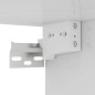 vidaXL Scarpiere 2 pz Bianco Lucido 31,5x35x70 cm in Truciolato vidaXL Scarpiere 2 pz Bianco Lucido 31,5x35x70 cm in Truciolato