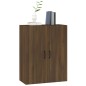Mobile Pensile Rovere Marrone 69,5x34x90cm in Legno Multistrato Mobile Pensile Rovere Marrone 69,5x34x90cm in Legno Multistrato