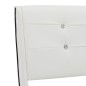 vidaXL Letto con Materasso Bianco in Similpelle 90x200 cm vidaXL Letto con Materasso Bianco in Similpelle 90x200 cm