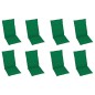 vidaXL Sedie da Giardino Pieghevoli con Cuscini 8 pz Massello Acacia vidaXL Sedie da Giardino Pieghevoli con Cuscini 8 pz Massello Acacia