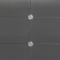 vidaXL Letto con Materasso Grigio in Similpelle 180x200 cm vidaXL Letto con Materasso Grigio in Similpelle 180x200 cm