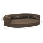 vidaXL Materasso Ergonomico per Cani 75x53 cm Effetto Lino Marrone vidaXL Materasso Ergonomico per Cani 75x53 cm Effetto Lino Marrone