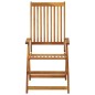 vidaXL Sedie da Giardino Pieghevoli con Cuscini 8 pz Massello Acacia vidaXL Sedie da Giardino Pieghevoli con Cuscini 8 pz Massello Acacia