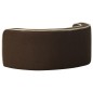 vidaXL Divano Cani Pieghevole Marrone 76x71x30cm Cuscino Lino Lavabile