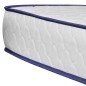 vidaXL Letto con Materasso Memory Foam Grigio in Similpelle 180x200 cm