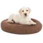 vidaXL Cuscino Lavabile per Cani e Gatti Marrone 70x70x15 cm Peluche vidaXL Cuscino Lavabile per Cani e Gatti Marrone 70x70x15 cm Peluche
