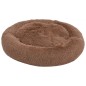 vidaXL Cuscino Lavabile per Cani e Gatti Marrone 70x70x15 cm Peluche vidaXL Cuscino Lavabile per Cani e Gatti Marrone 70x70x15 cm Peluche